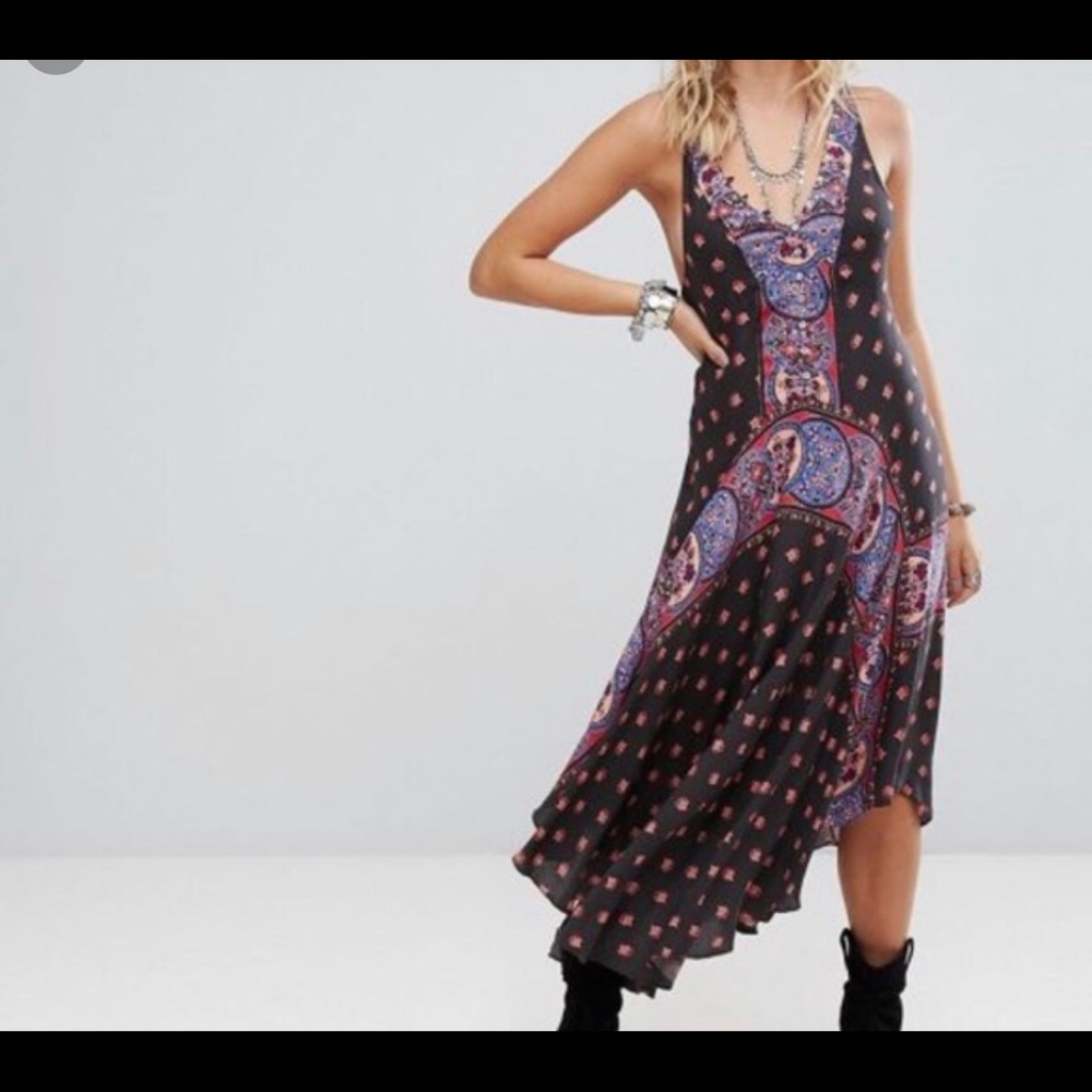 Free People Boho Summer Midi Dress; 100% polyester